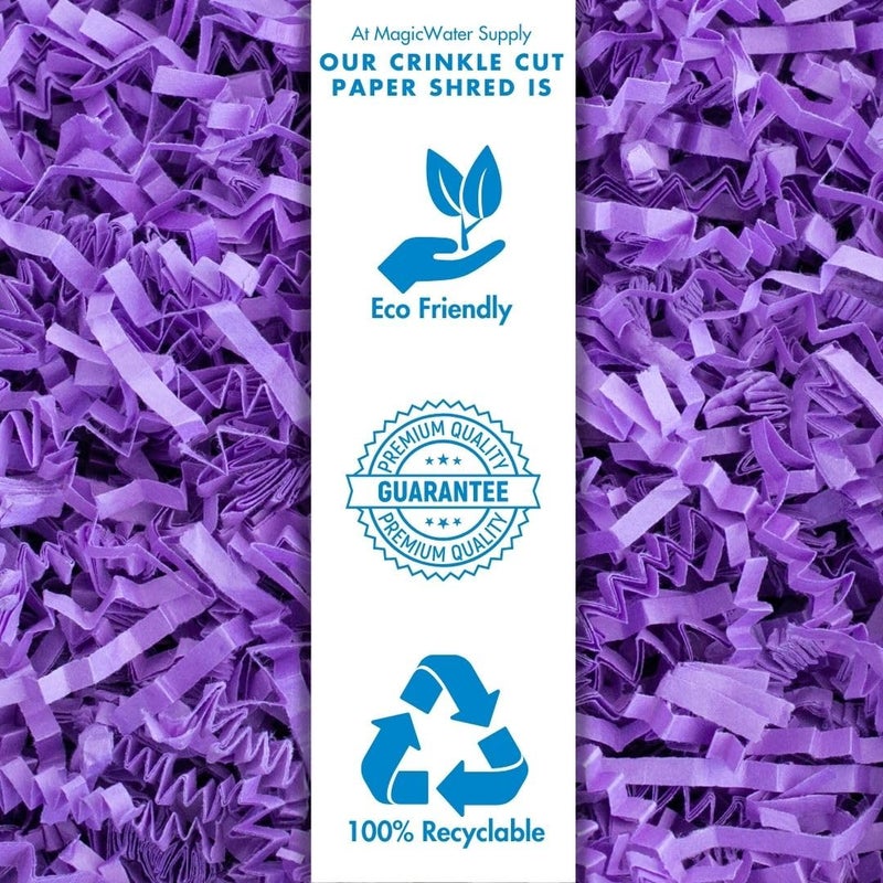 MagicWater Supply Crinkle Cut Paper Shred Filler-1LB Purple-Decorative & Protective Packaging for Bridesmaid Gifts & Bridesmaid Proposal Gifts Holiday Stuffers Birthdays Wedding & Anniversaries - Image 5